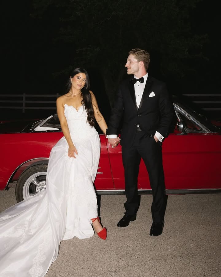 When you plan the glam down to the last detail, and the suit shows up right on cue