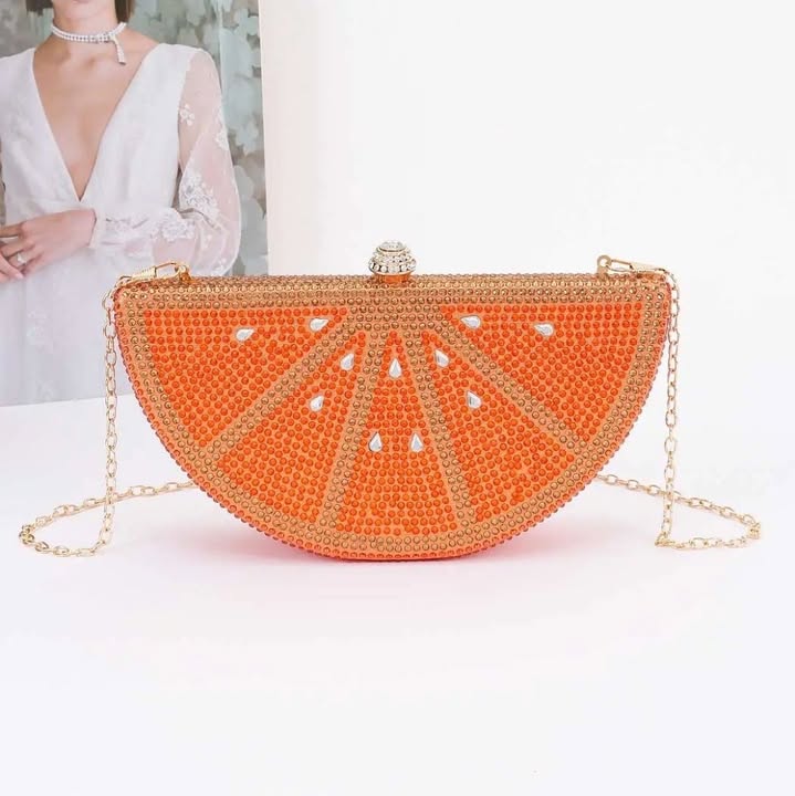 🍊Item of the Day: Just a Slice Handbag/Clutch!🍊