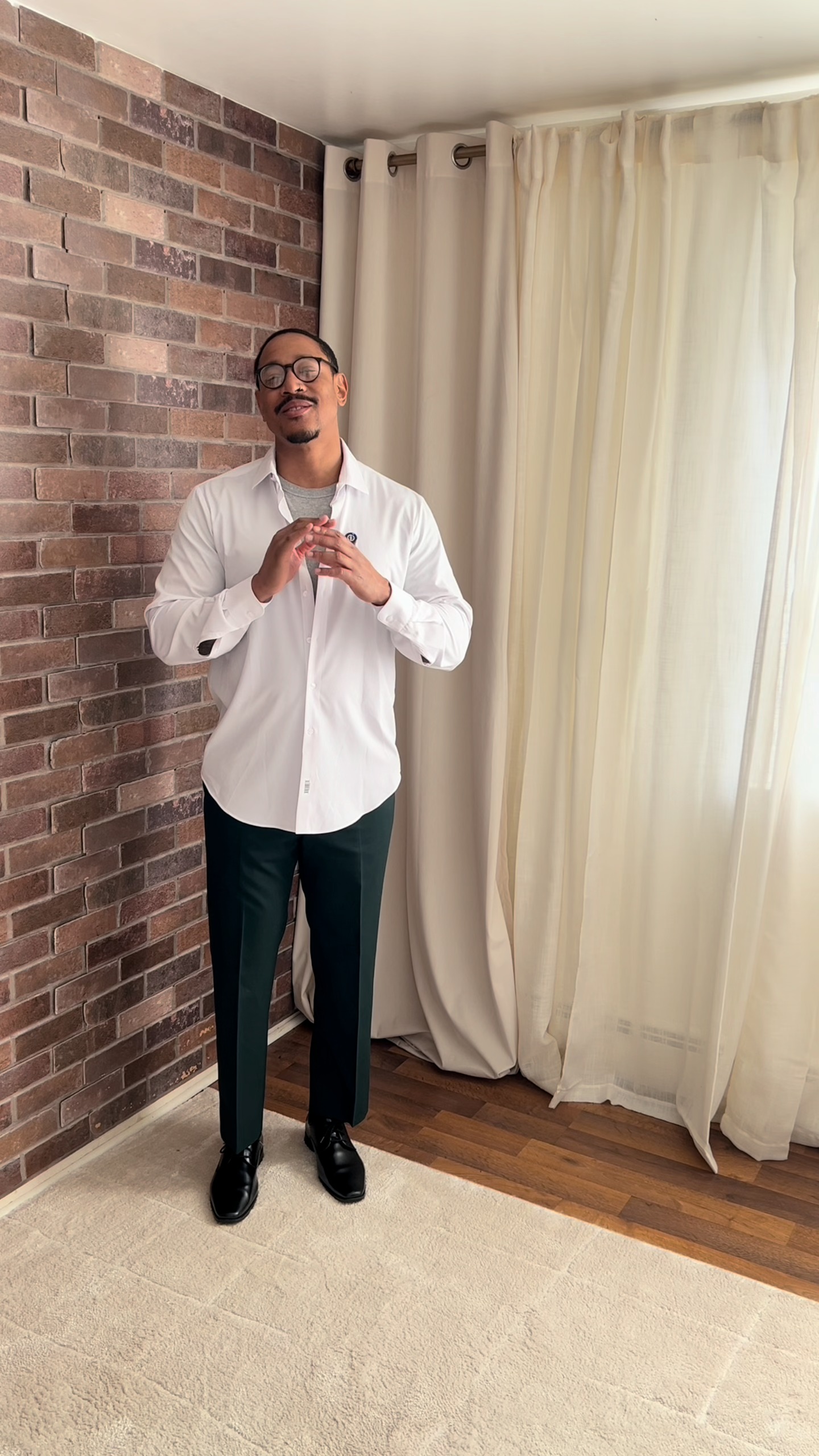 This green suit has quickly become one of our favorites