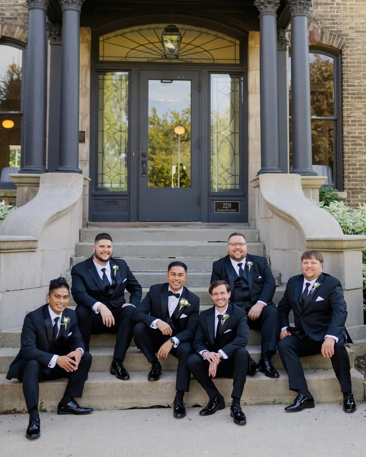 This wedding crew is ready