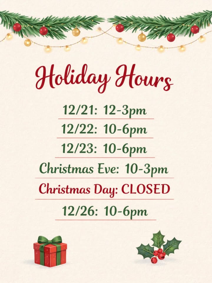 We have gift certificates available in any denomination and can stay later if needed