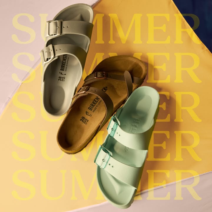 'Tis the season to soak up the sun in Birkenstock ☀️