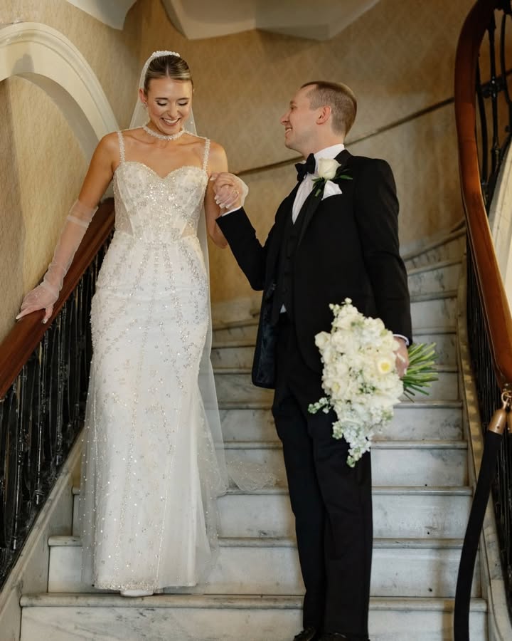 Bailey & Mark’s day was full of meaning: Hometown vows, heartfelt toasts, and the kind of love you can feel in the room.