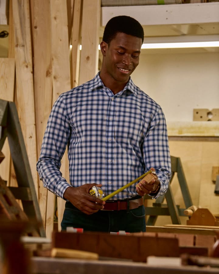 When the holiday invite says, “dress nice,” a button up is always a safe bet