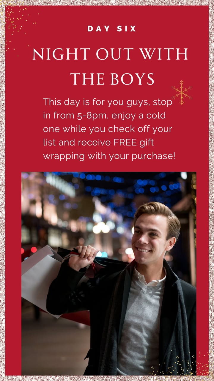 🍻 Day 6 of our 12 Days of Deals is for the guys!