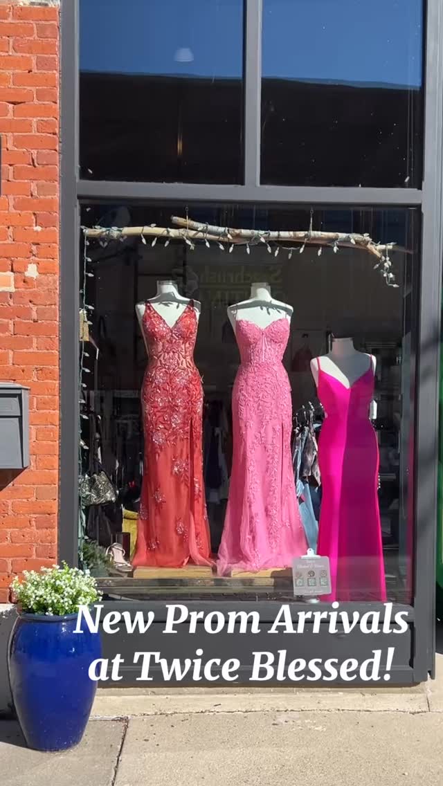 ‼️ ❤️New Prom Arrivals at Twice Blessed ❤️‼️